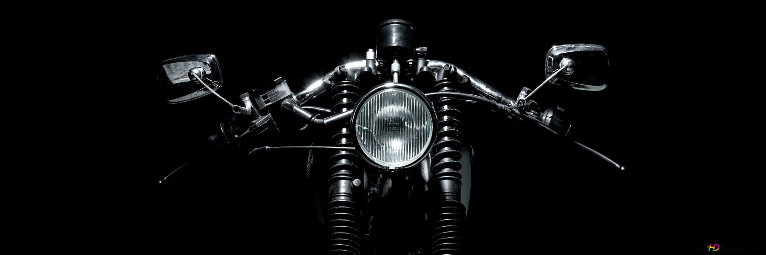black and white motorcycle wallpaper 2880x960 104 scaled